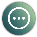 Icon_Diverses_Kreis Grünes Icon mit weißem Sonstiges Symbol