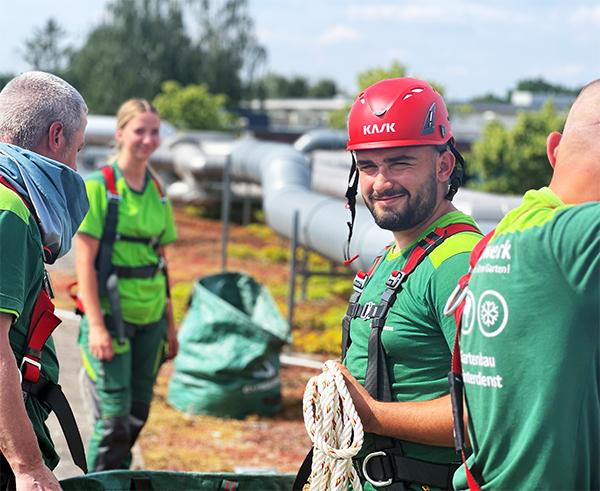 Gärtner-Team des Gartenzauberwerks Hamburg